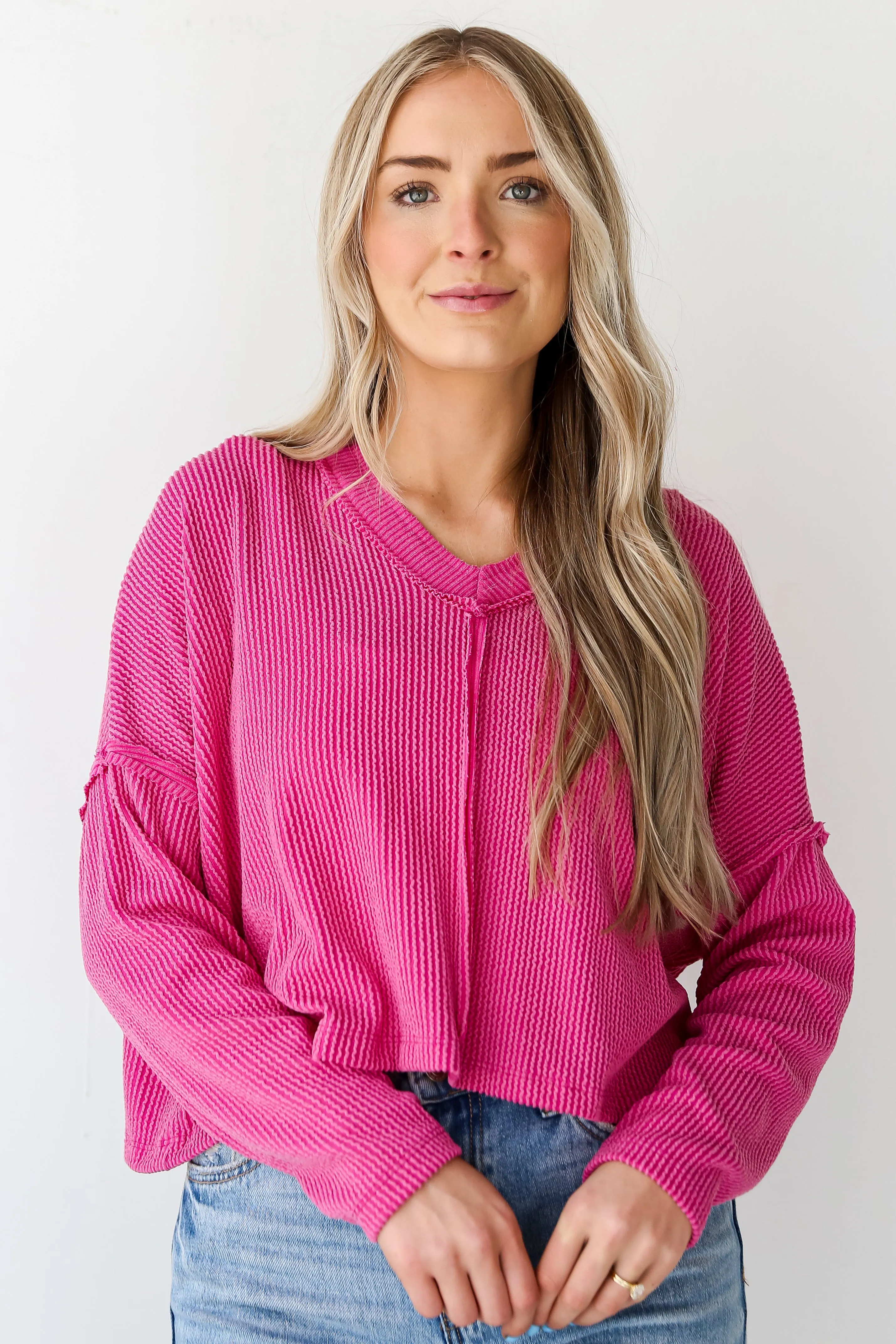 FINAL SALE - Ashton Corded Top - DU DEAL