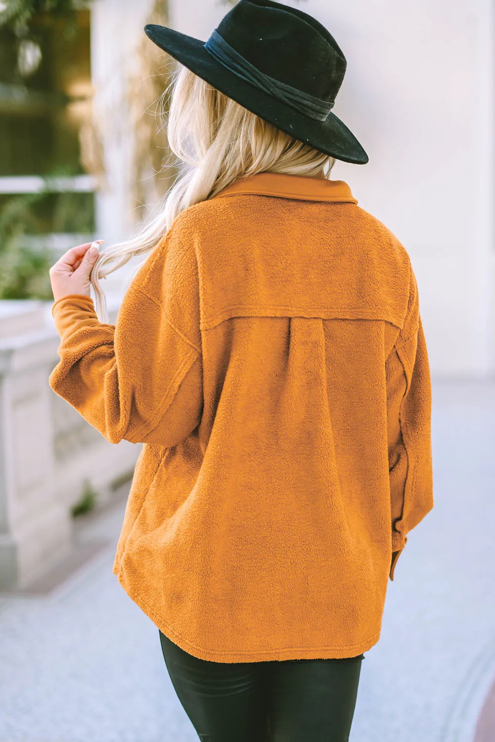 Flap Pocket Buttoned Jacket