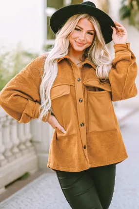 Flap Pocket Buttoned Jacket