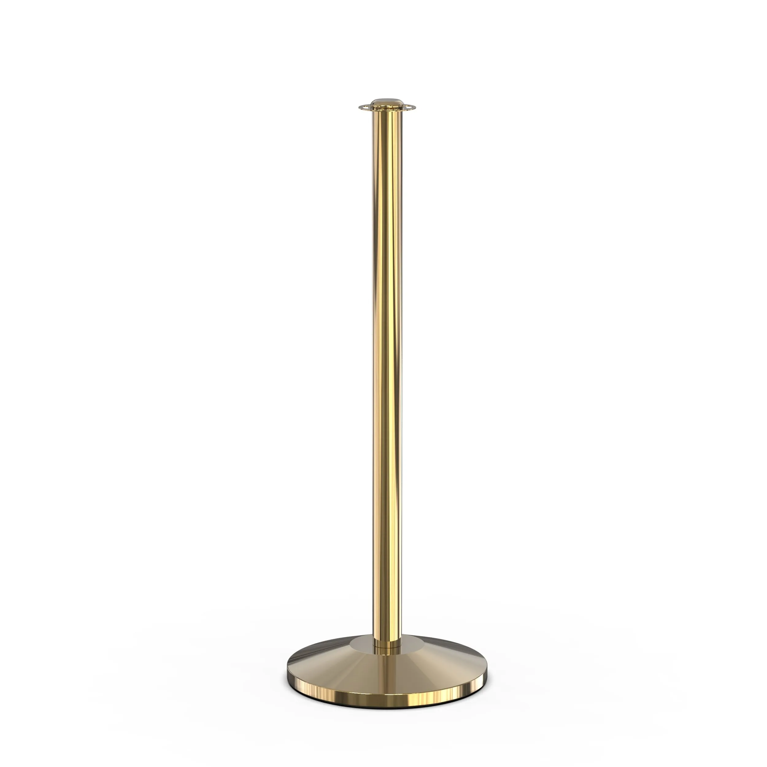 Flat Top Rope Stanchion with Sloped Base - Montour Line CLine