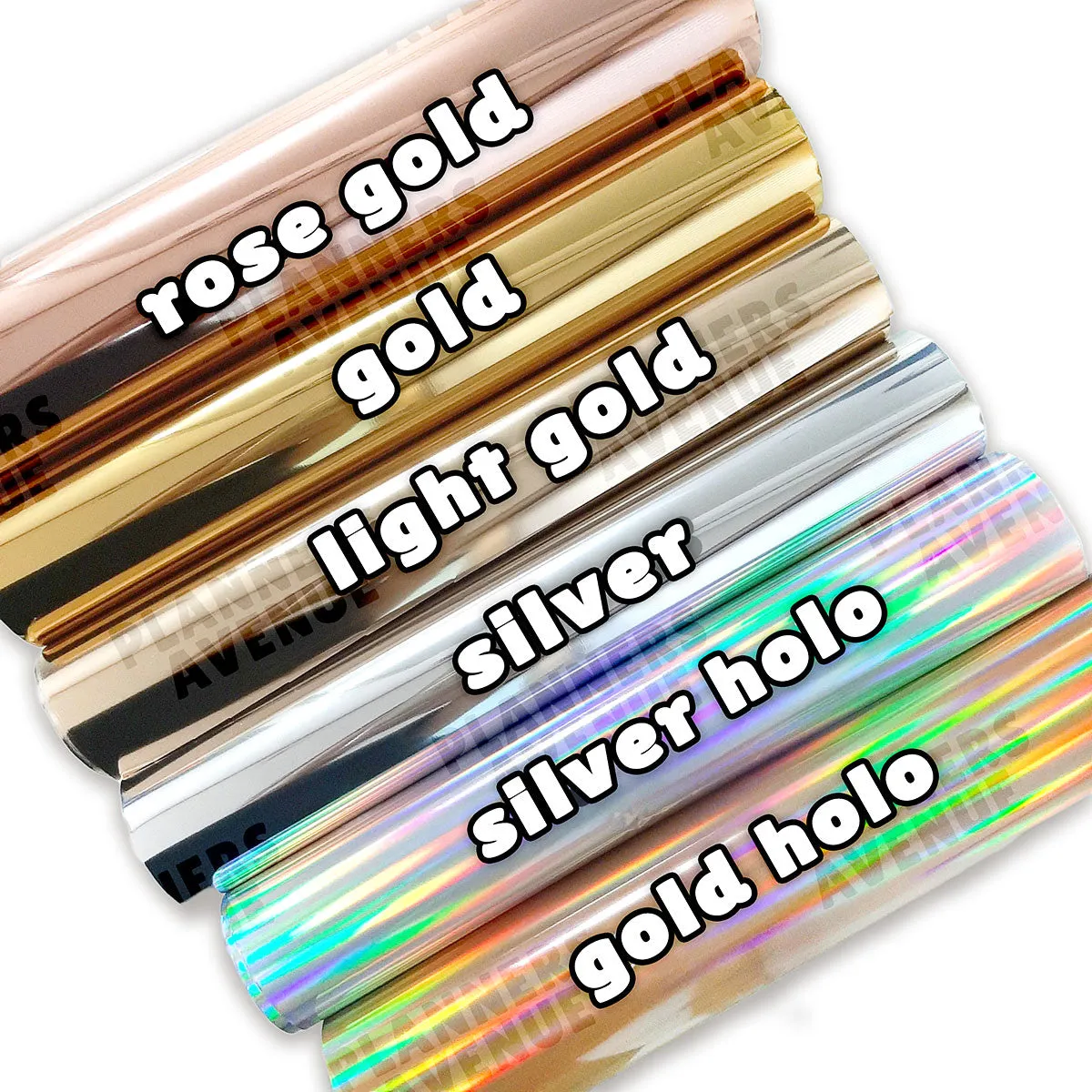 Foiled Credit Card Mini Icons Stickers