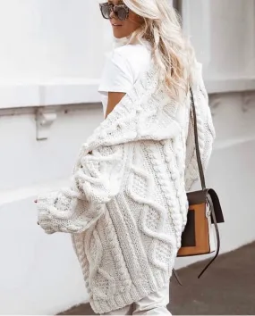 Frankie Hooded Cable Cardi  SALE Now $177