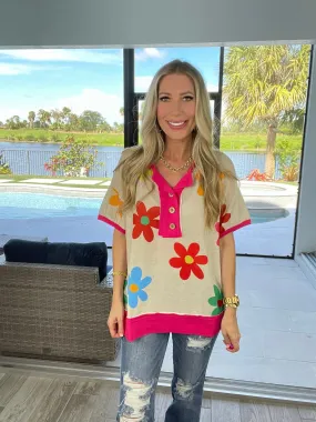 Garden Days Knit Top