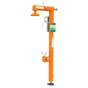 Guardian GFR3300 Heated Safety Station with Eyewash, IEEE Compliant, Single Point Connection, Top Inlet, Rated for Class I, Division 2 Environment