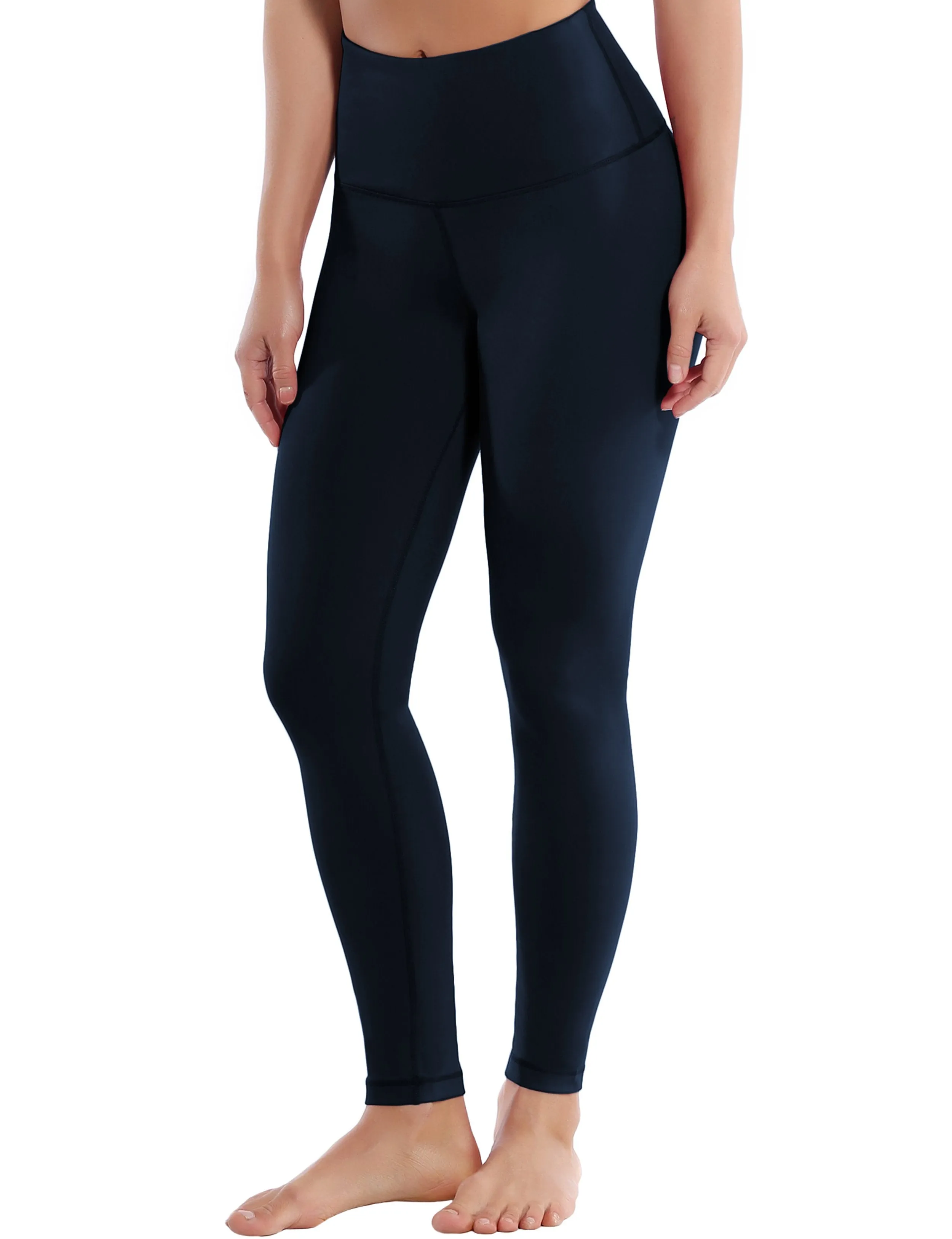 High Waist Running Pants darknavy ins_Running