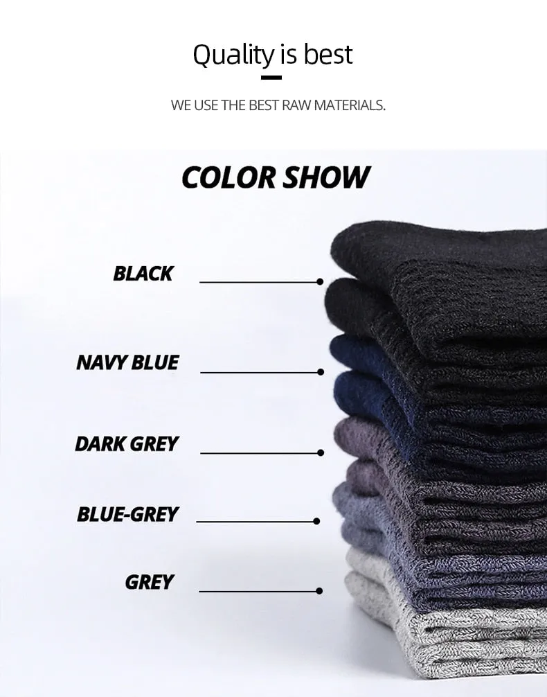 HSS Brand 10 Pairs/Lot Men Bamboo Fiber Socks Men Compression Summer Middle Socks Business Casual Mens Low Sock Big Size EU38-45