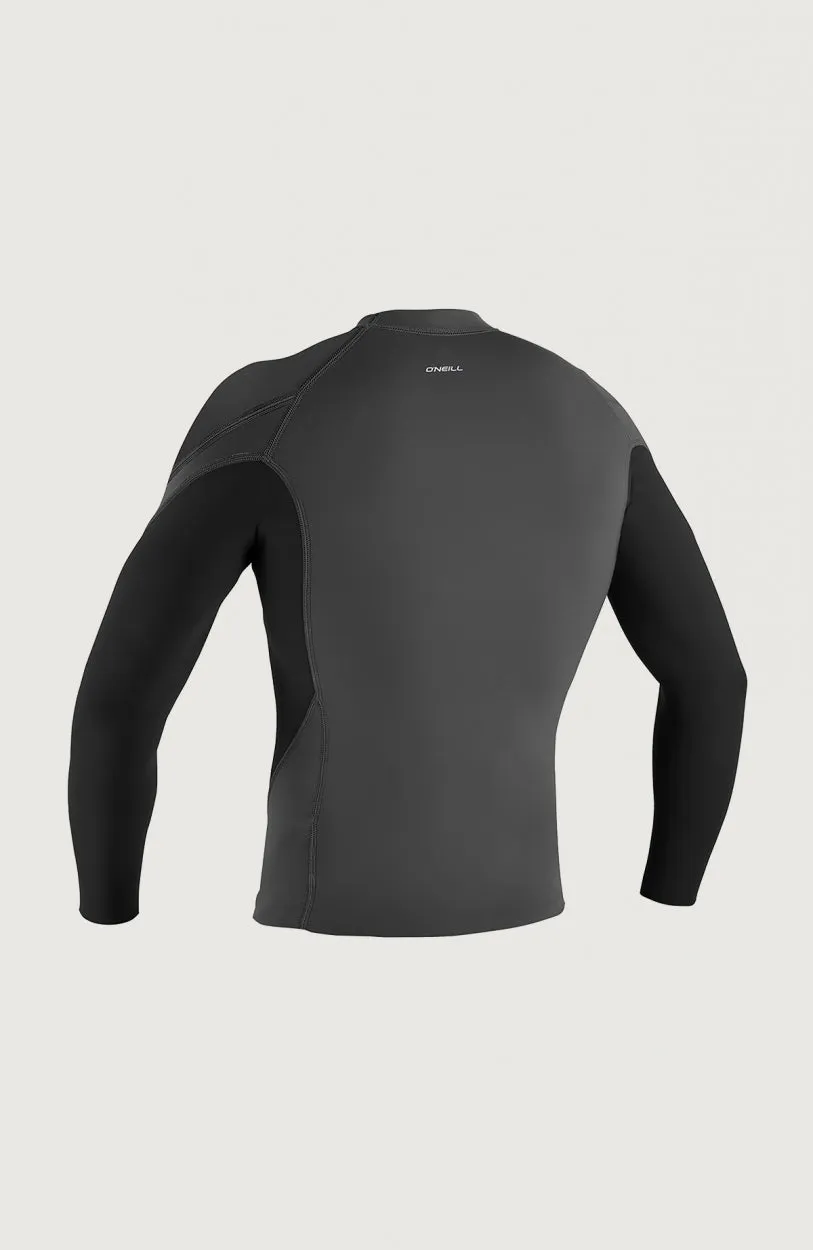 Hyperfreak 1.5mm Long Sleeve Neoprene Top | Grey