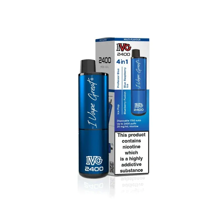 I VG - 2400 Puff TPD Disposable Vape Kit - 4 in 1 Multi-Flavour - 20mg
