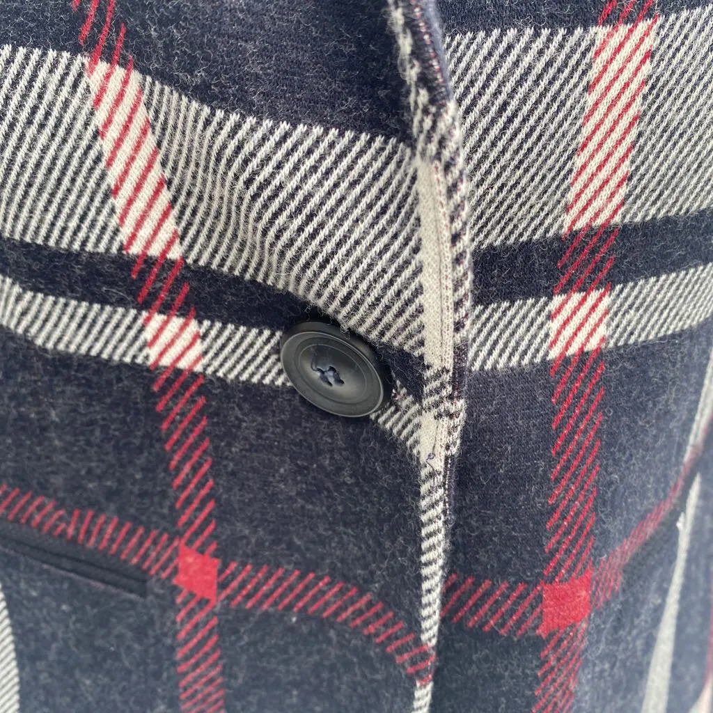 Iris Setlakwe soft plaid blazer 6