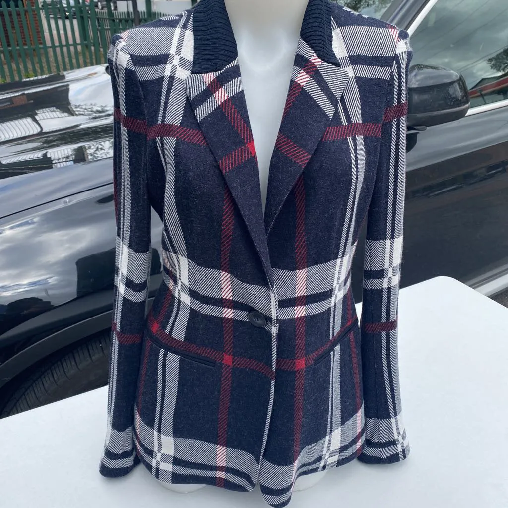 Iris Setlakwe soft plaid blazer 6