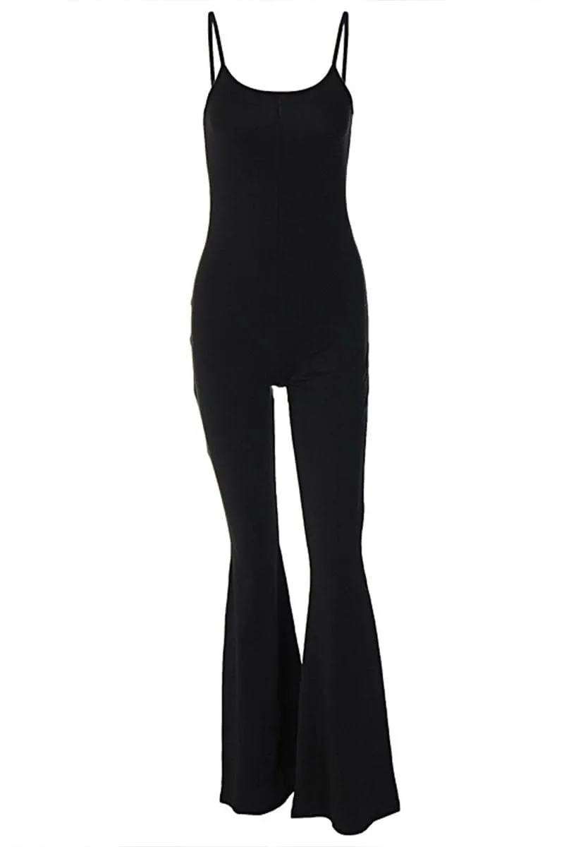 JB819 Spaghetti Strap Bodysuit Pants