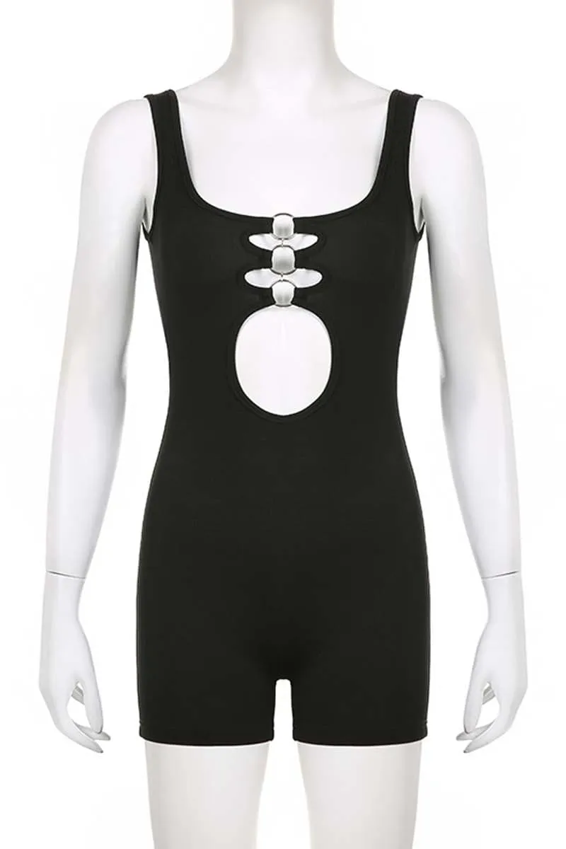 JC678 Metallic Ring Holder Romper