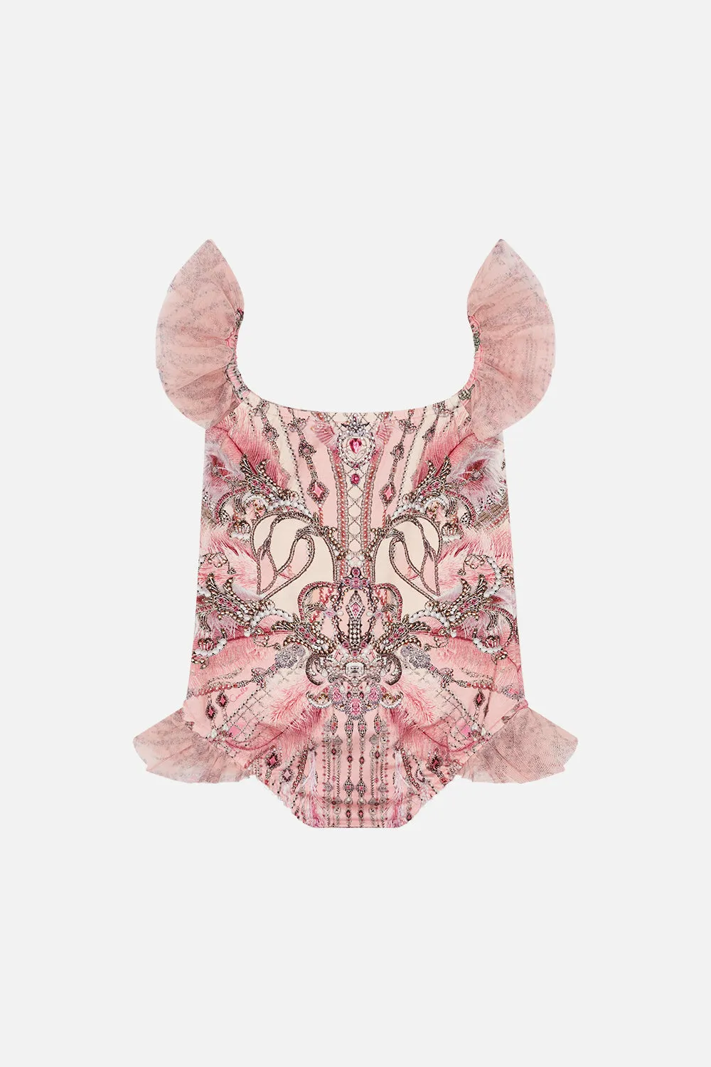 KIDS TULLE FRILL BODYSUIT 4-10 STARSHIP SISTAS