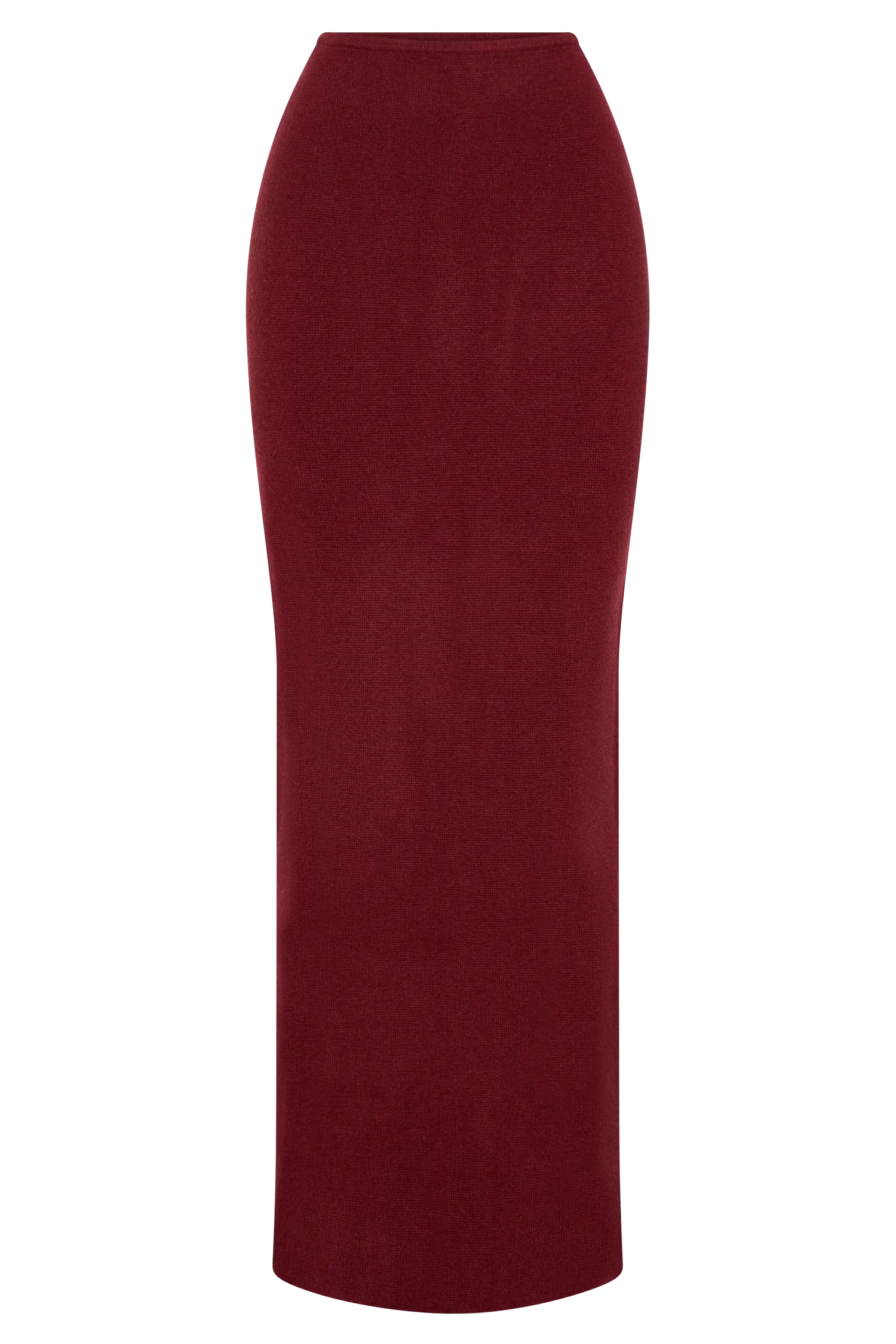 Kyle Knit Maxi Skirt - Cherry Red