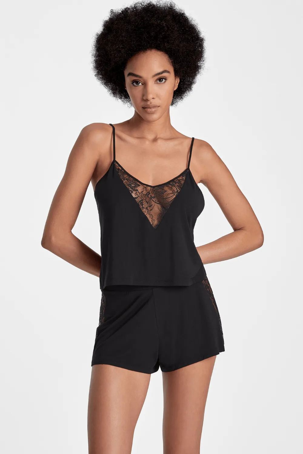 Lazy Days Top Black