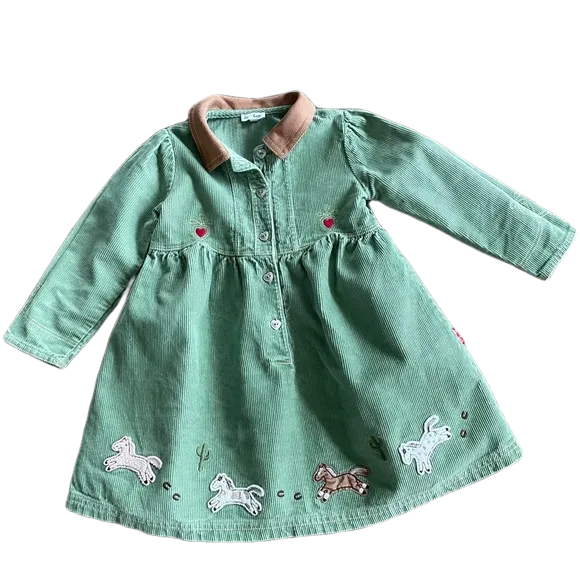 LE TOP CORDUROY DRESS (SZ 3M)