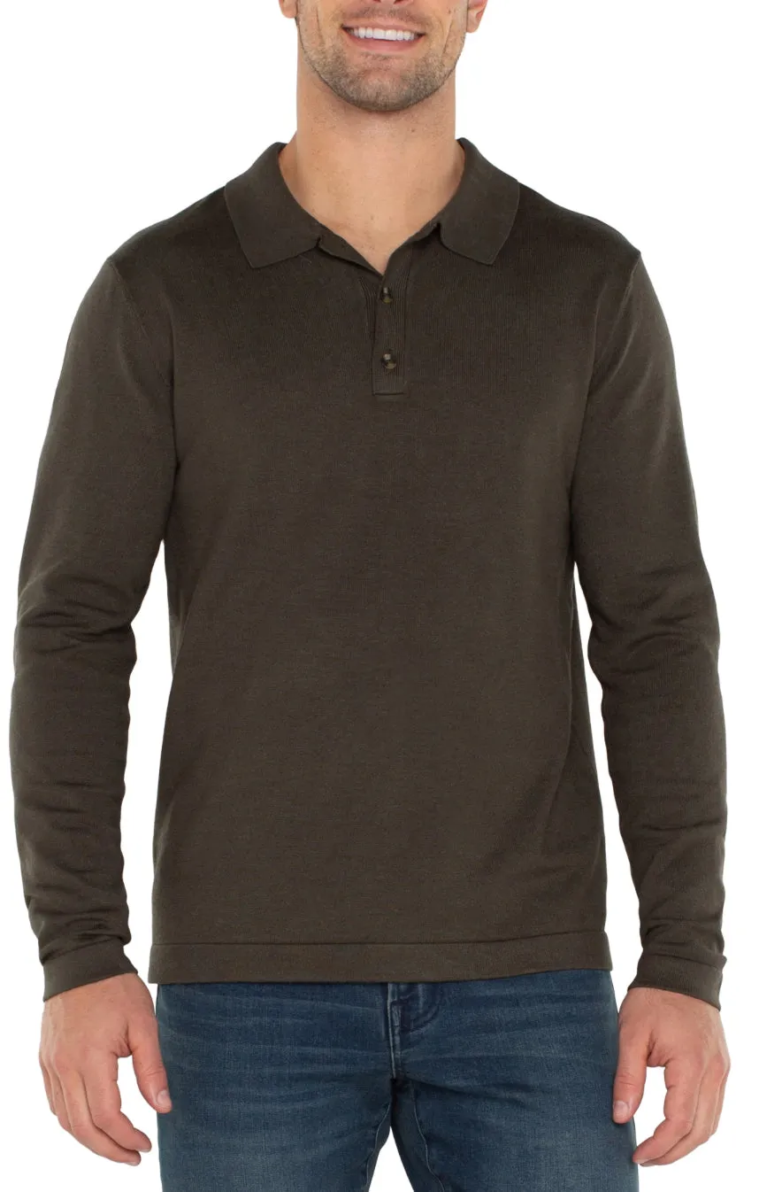 LIVERPOOL LONG SLEEVE KNIT POLO