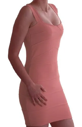 Loren Ribbed Panel Bodycon