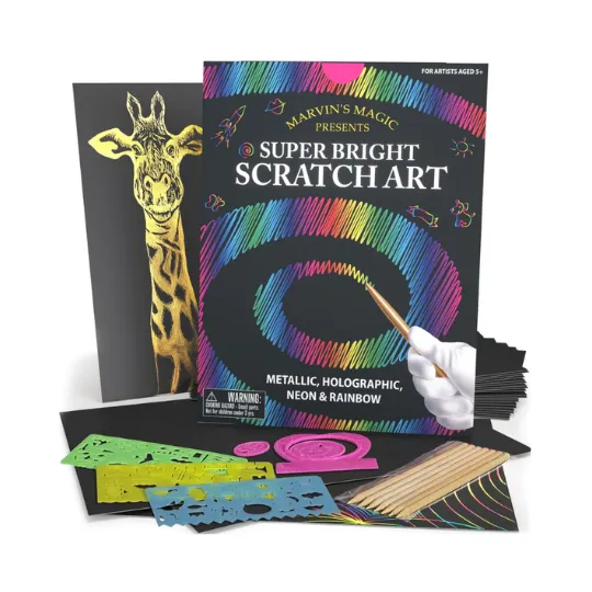 Marvins Magic Super Bright Scratch Art