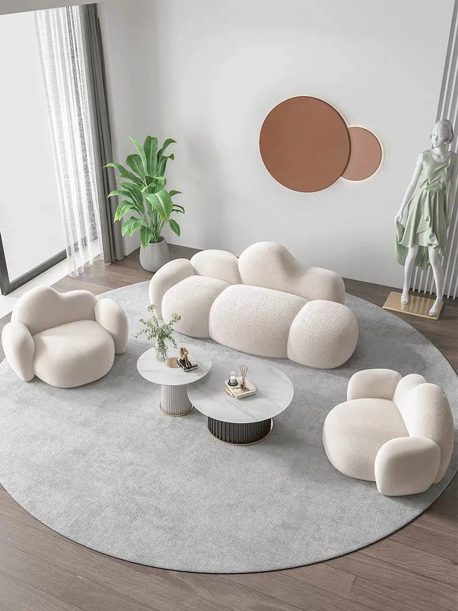 Modern Coffee Table with Sintered Stone top (set of 2)