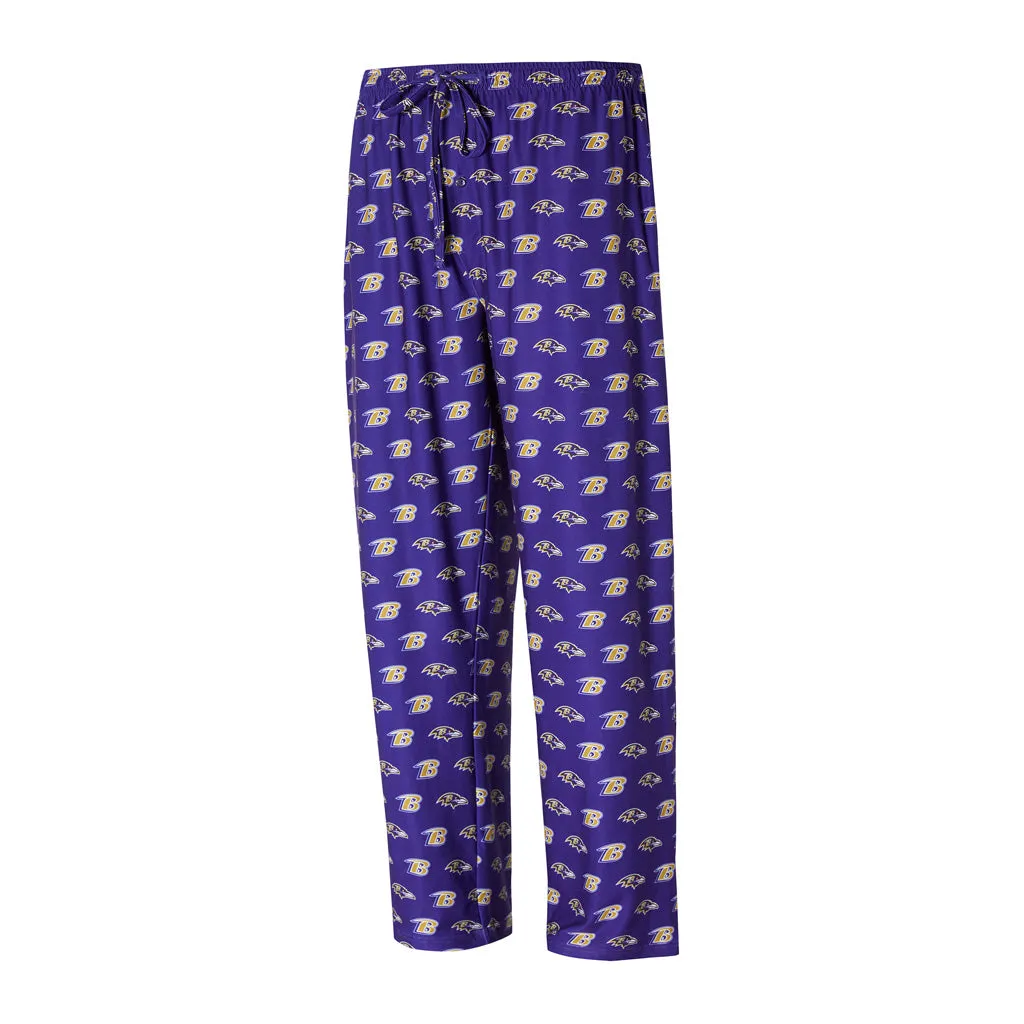 NFL Baltimore Ravens Concepts Sport Record Knit Pajama Pants