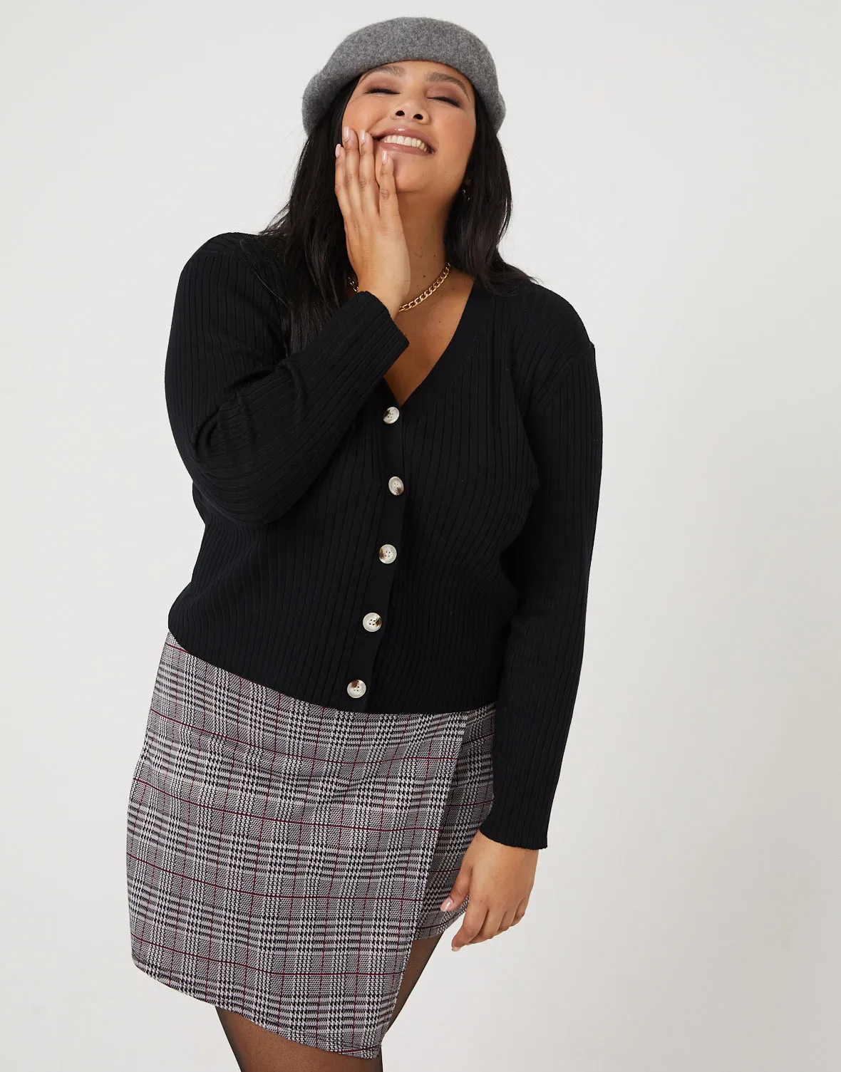 Plus Size Cardigan Top