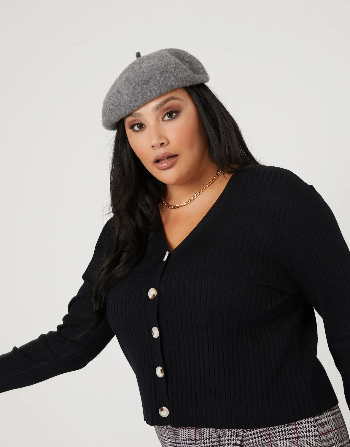Plus Size Cardigan Top