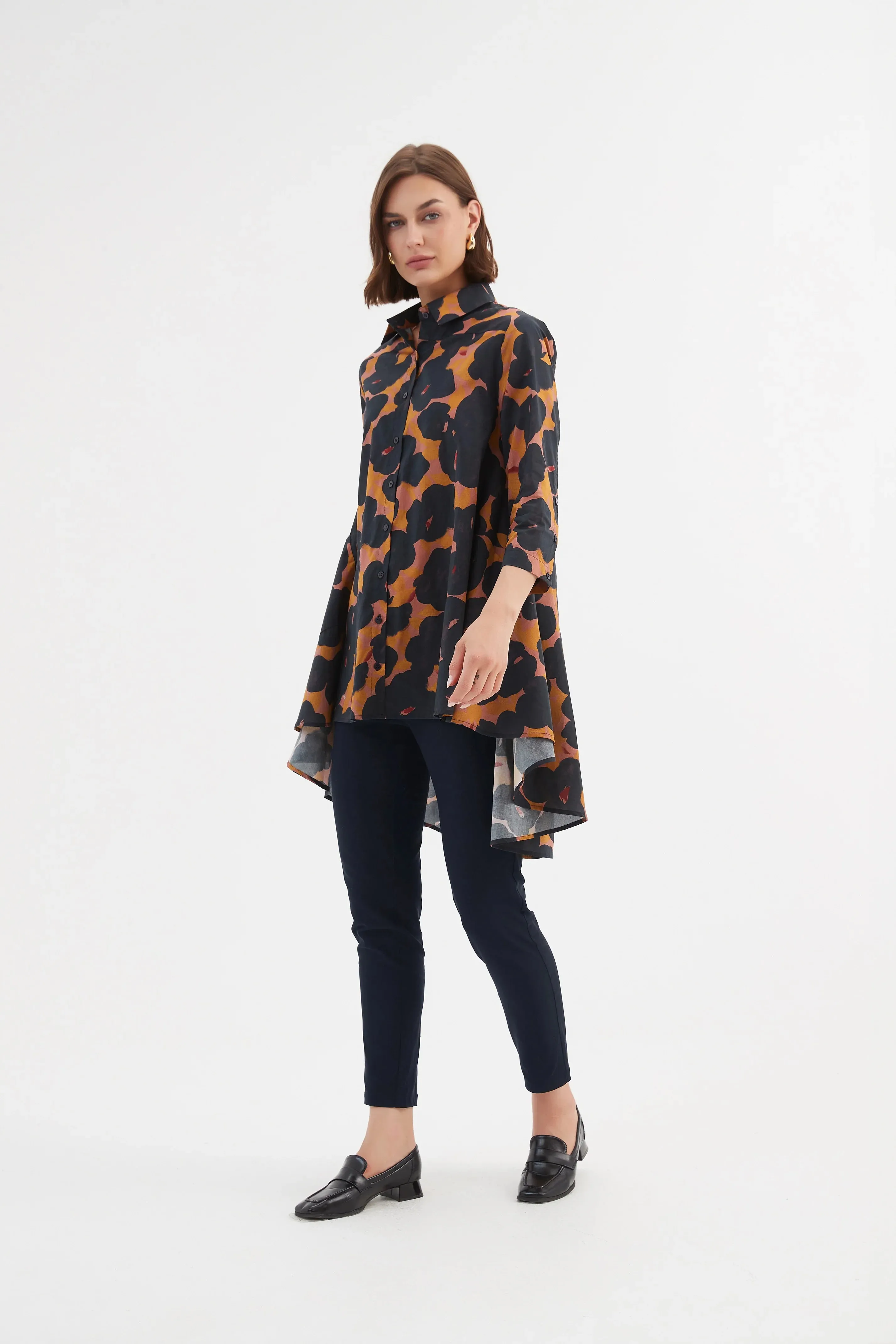 Printed Swing Back Shirt