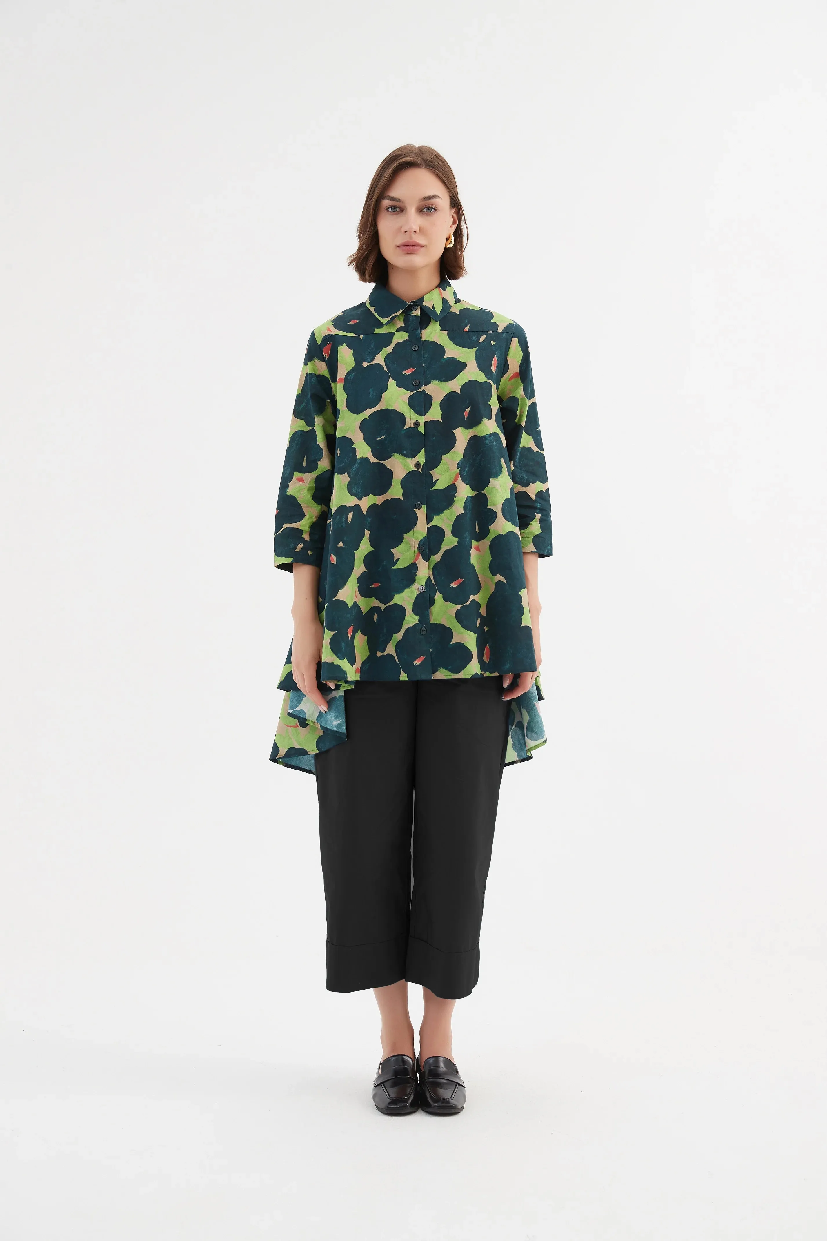Printed Swing Back Shirt
