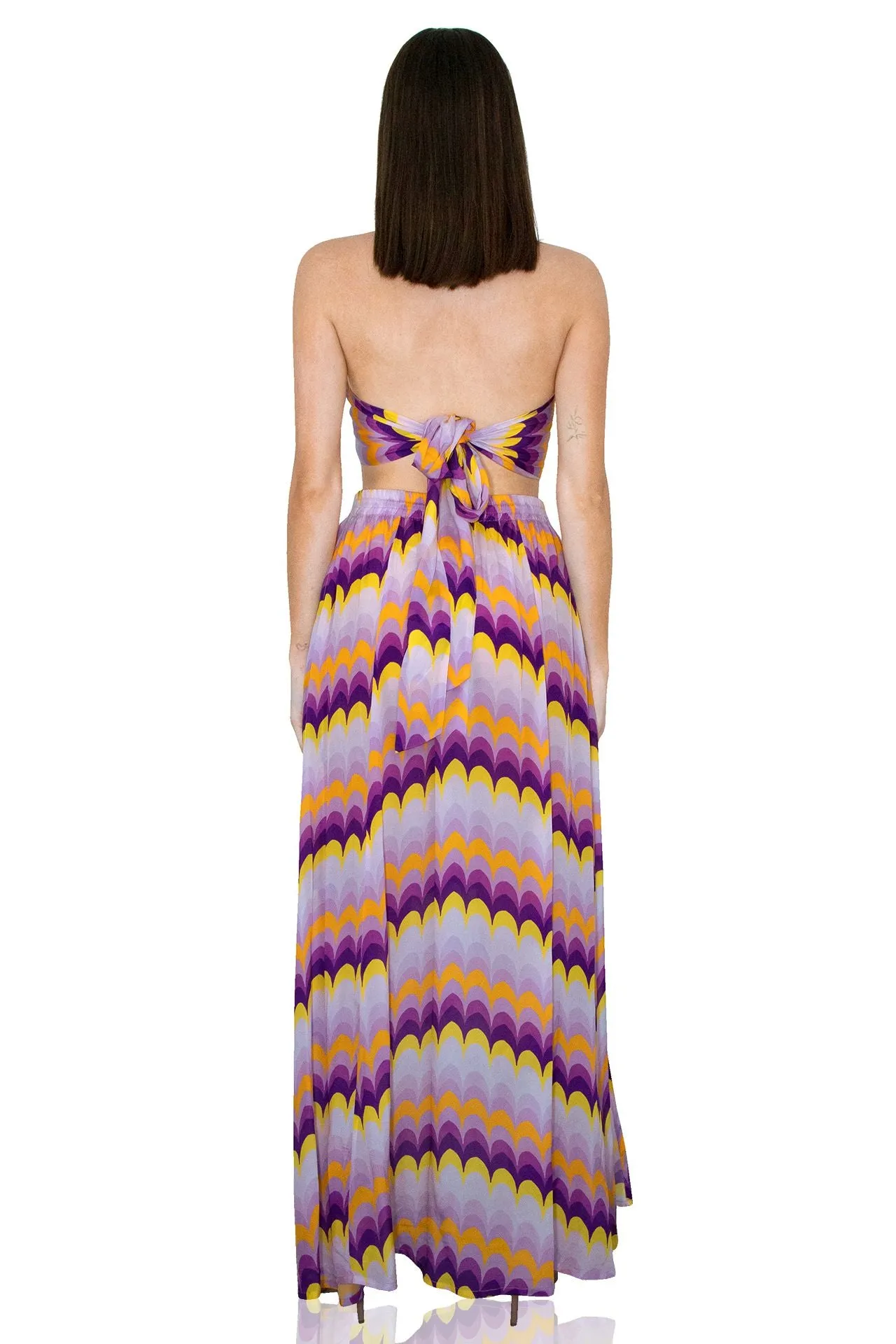 Purple Long Skirt for Women