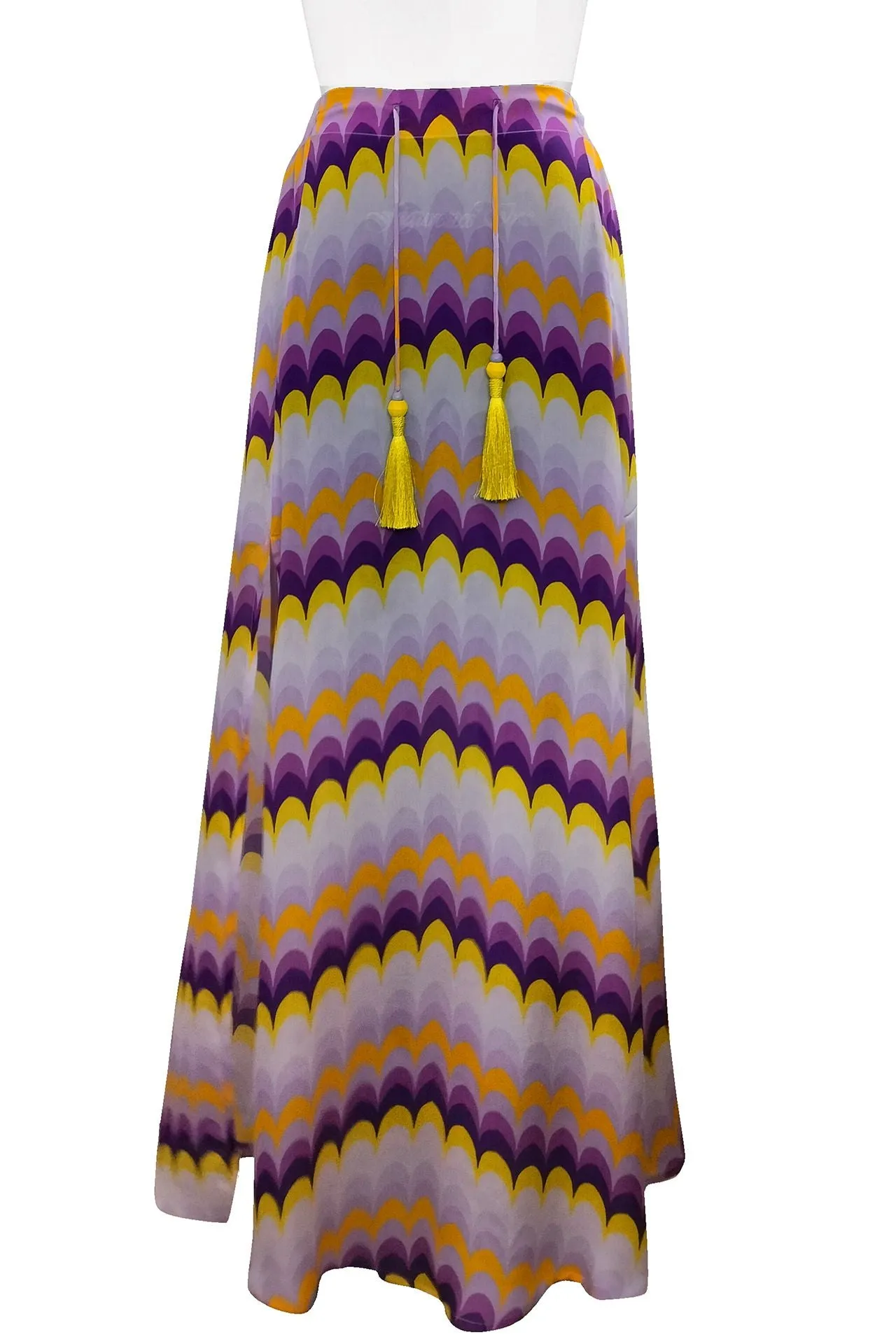 Purple Long Skirt for Women