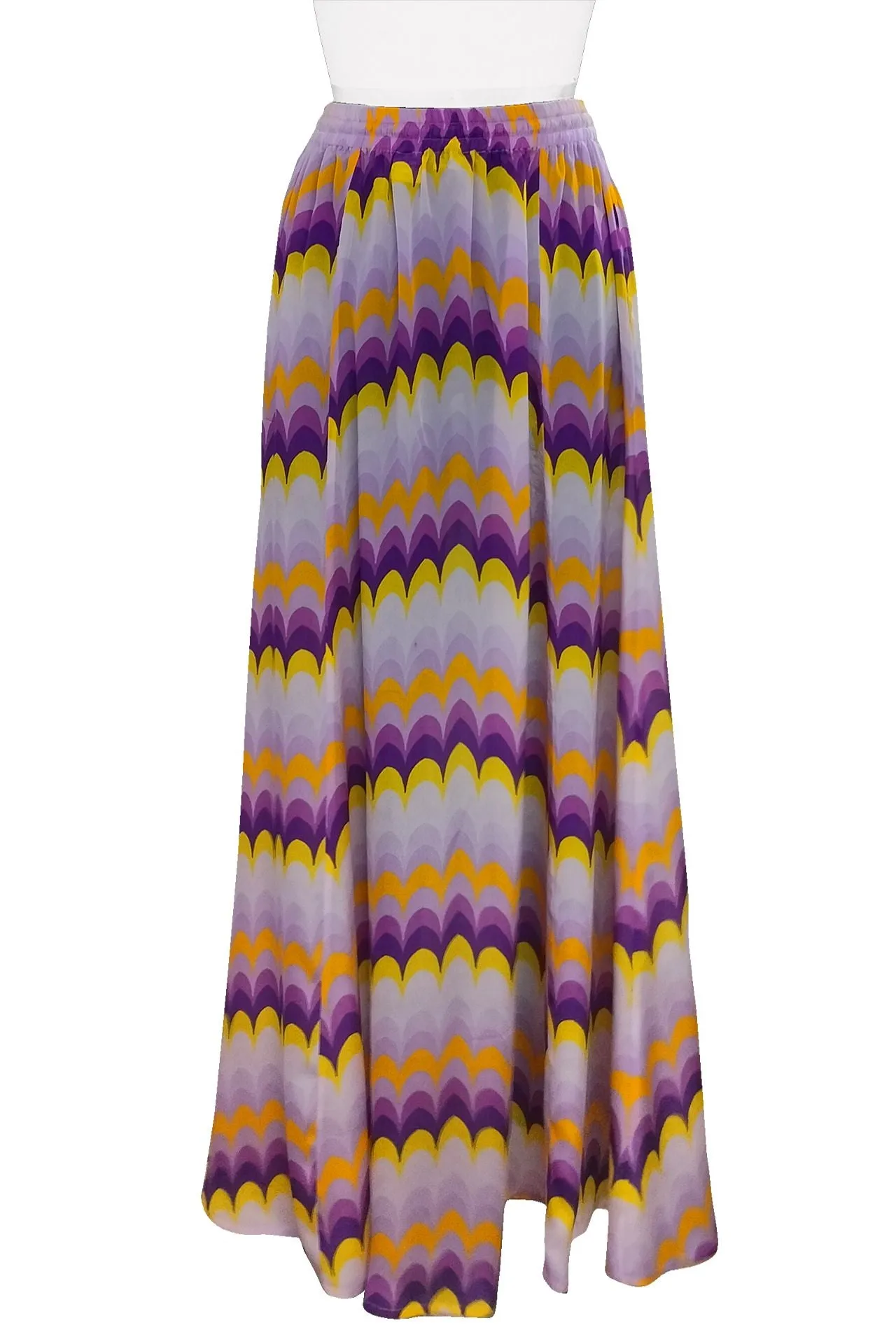 Purple Long Skirt for Women