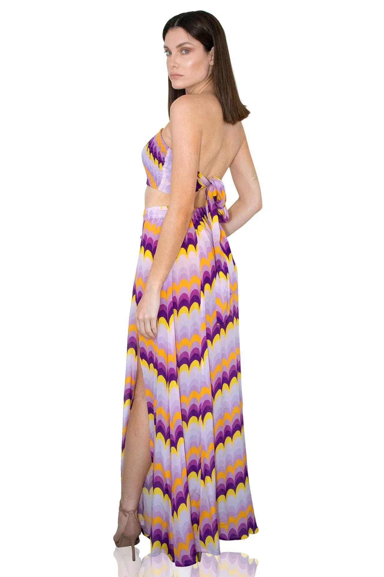 Purple Long Skirt for Women