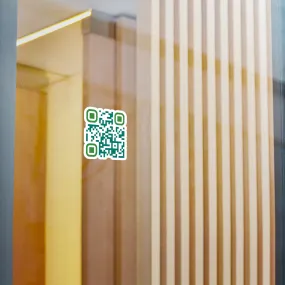 QR Code Waterproof Kiss-Cut Vinyl Decal/Sticker - Believe in Yourself