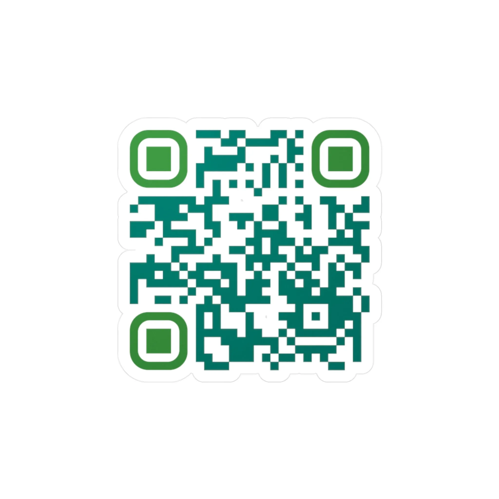 QR Code Waterproof Kiss-Cut Vinyl Decal/Sticker - Block Him on Everything