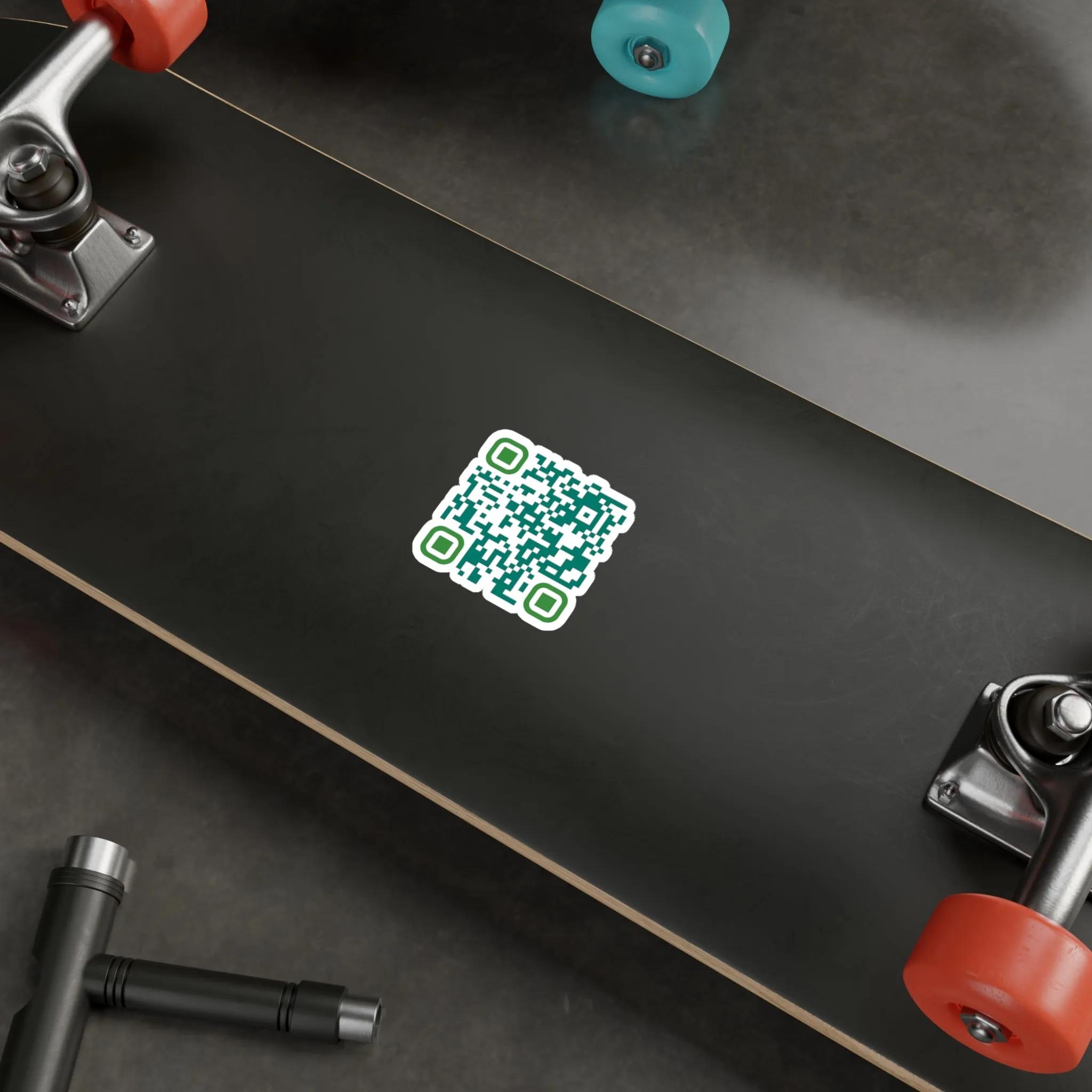 QR Code Waterproof Kiss-Cut Vinyl Decal/Sticker - Block Him on Everything
