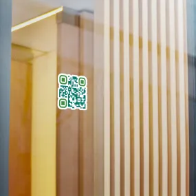 QR Code Waterproof Kiss-Cut Vinyl Decal/Sticker - Empathy is Free