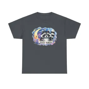 Racoon and the Moon - Unisex Heavy Cotton Tee