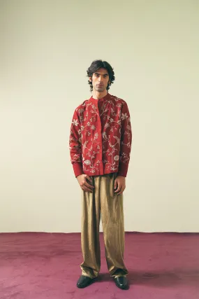 Rumi Hand Embroidered Kantha Shirt (Men)