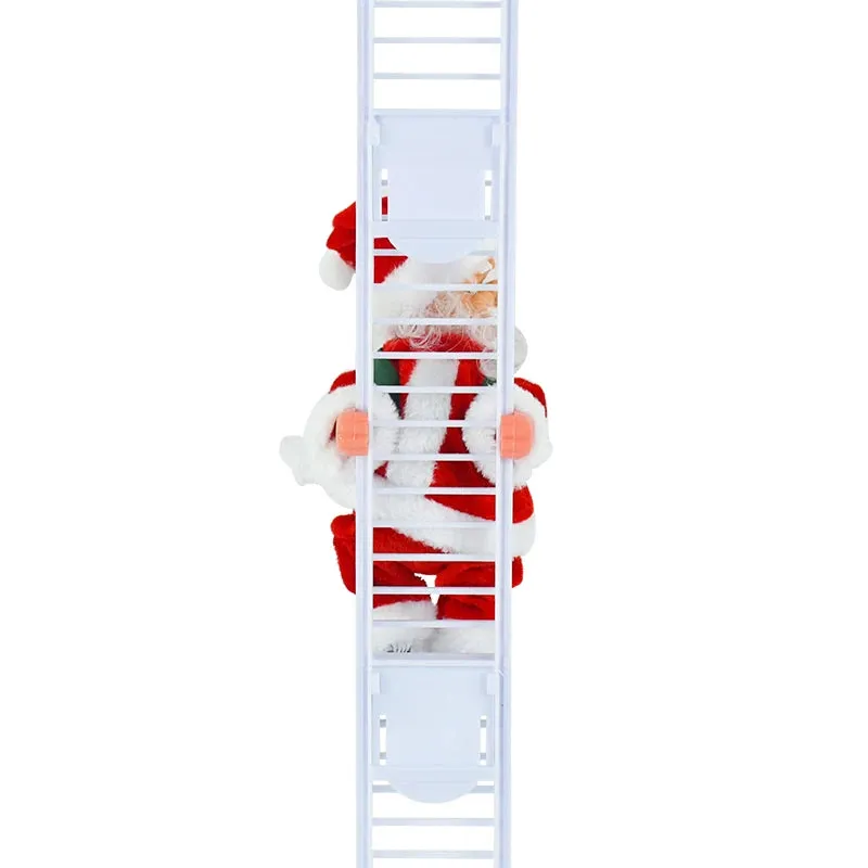 Santa Claus Climbing Stairs Battery Powered Functional