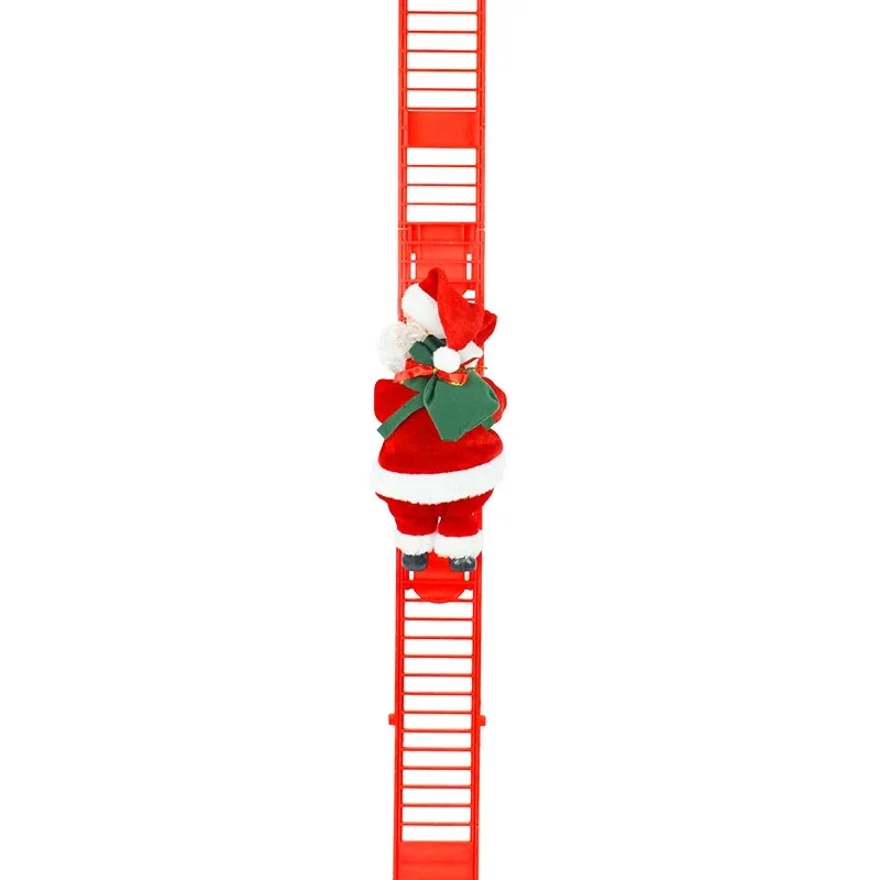 Santa Claus Climbing Stairs Battery Powered Functional