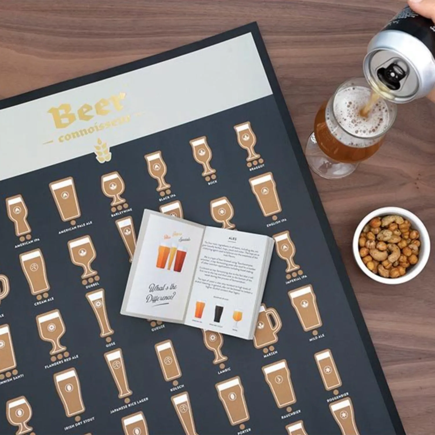 Scratch Poster Beer Connoisseur
