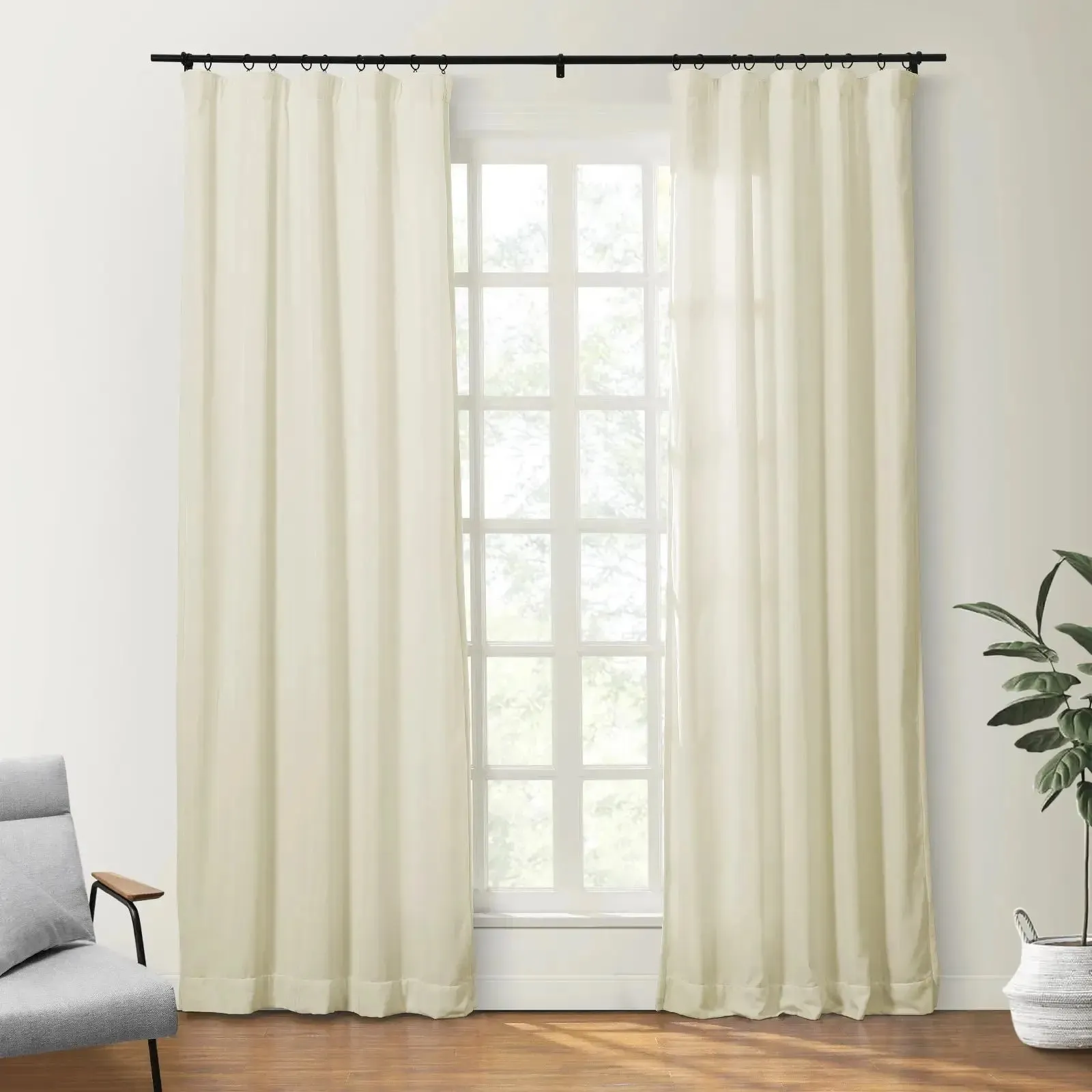 Shayna Worn Velvet Curtain Soft Top