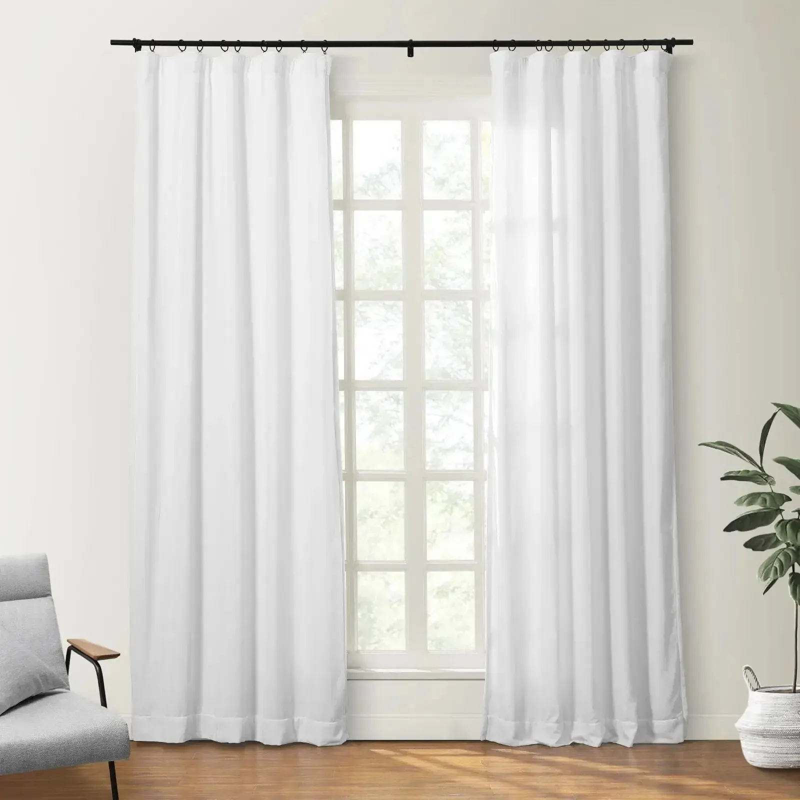 Shayna Worn Velvet Curtain Soft Top