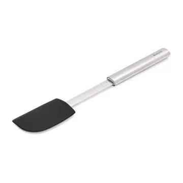 Silicone Spatula with Matt Steel Handle - Heat Resistant, Flexible, Non-Scratch