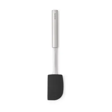 Silicone Spatula with Matt Steel Handle - Heat Resistant, Flexible, Non-Scratch