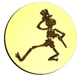 Skeleton Dancing Wax Seal Stamp