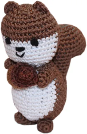 Slappy the Happy Squirrel Knit Toy