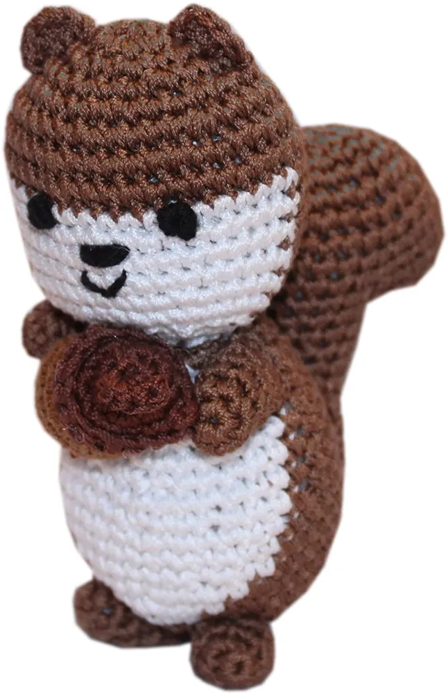 Slappy the Happy Squirrel Knit Toy