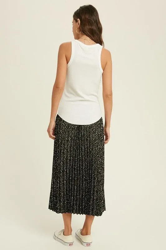 SOPHIA RIBBED KNIT TANK TOP